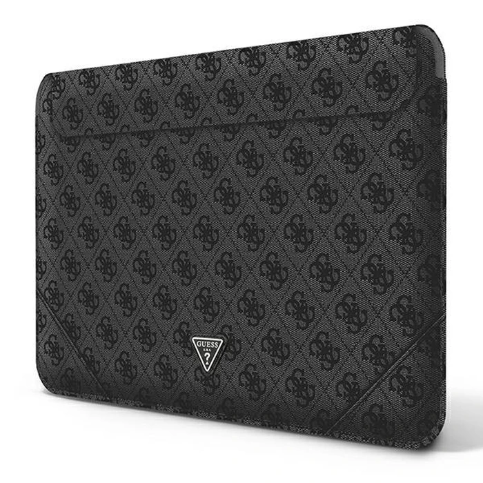 Guess Sleeve GUCS16P4TK 16 inch black 4G Uptown Triangle logo