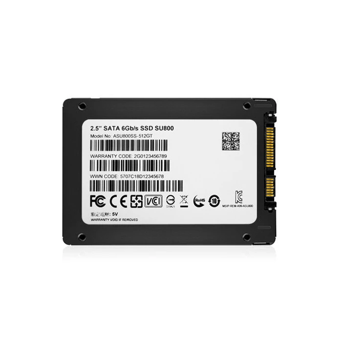 Σκληρός Δίσκος SSD 512GB Adata 2,5 SATA 3 SU800 3D NAND Retail