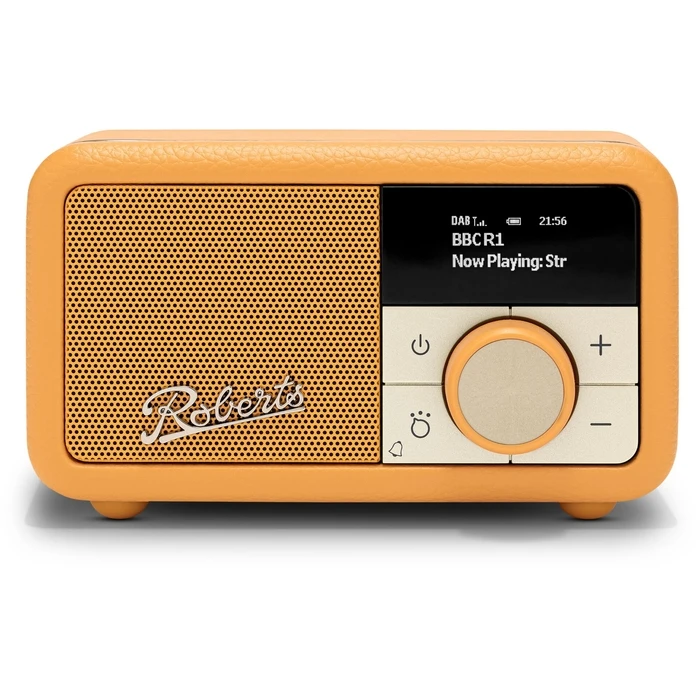 Roberts Revival Petite 2 Portable Rechargeable DAB+ Radio with Bluetooth - Sunshine Yellow (REV-PETITE2SYE)