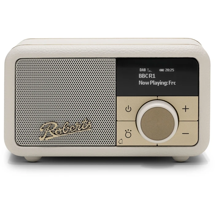 Roberts Revival Petite 2 Portable Rechargeable DAB+ Radio with Bluetooth - Cream
