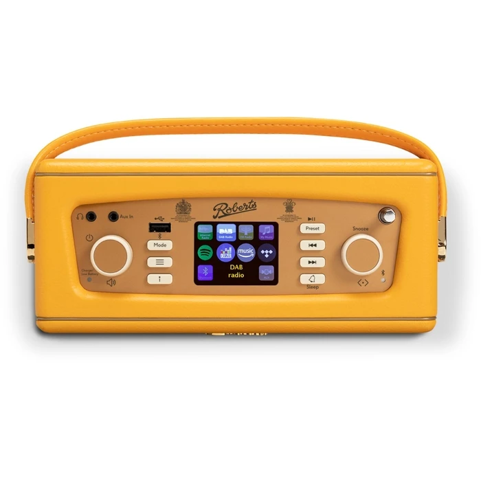 Roberts Revival iStream3L Table Radio DAB+ with Bluetooth and USB - Sunshine Yellow