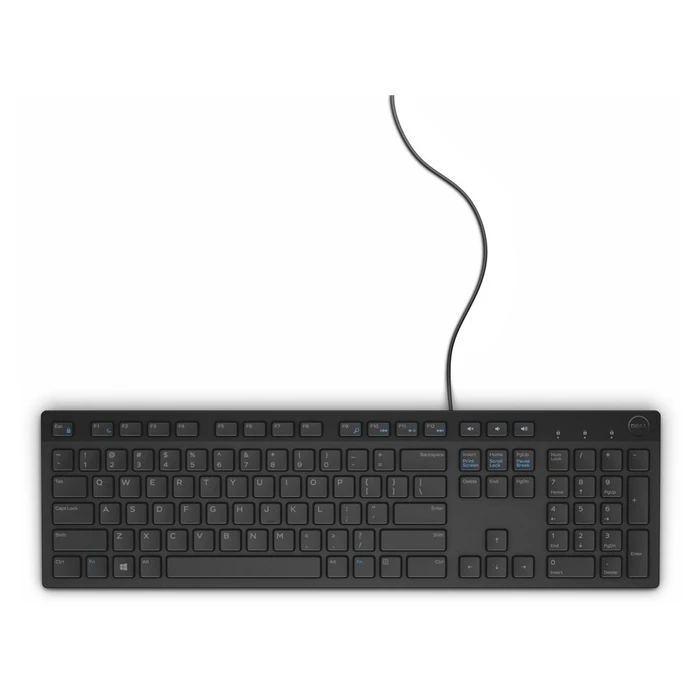 Πληκτρολόγιο Ενσύρματο Dell Kb216 Greek Qwerty Multimedia Black