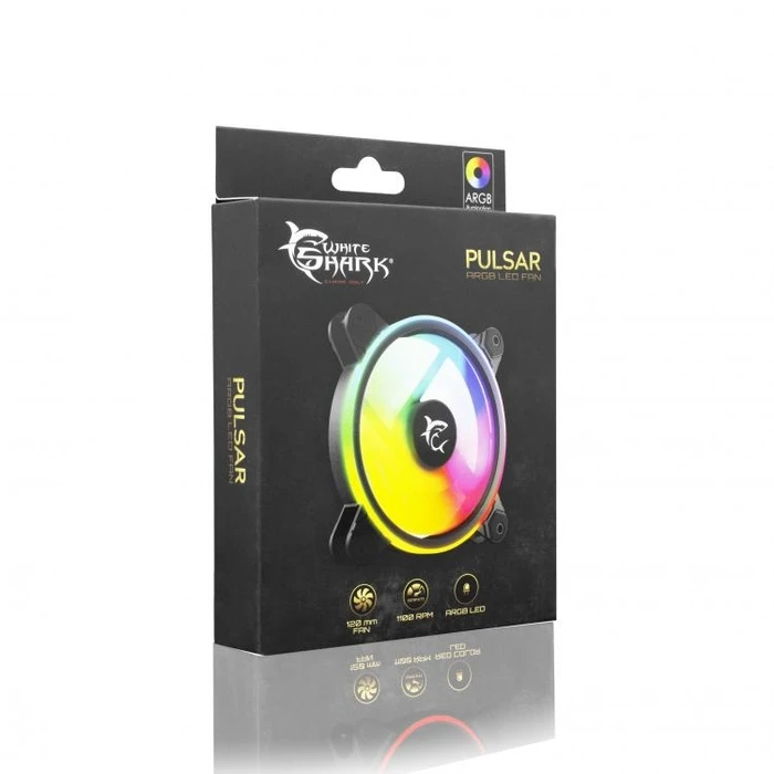 Case Fan White Shark ARGB PULSAR