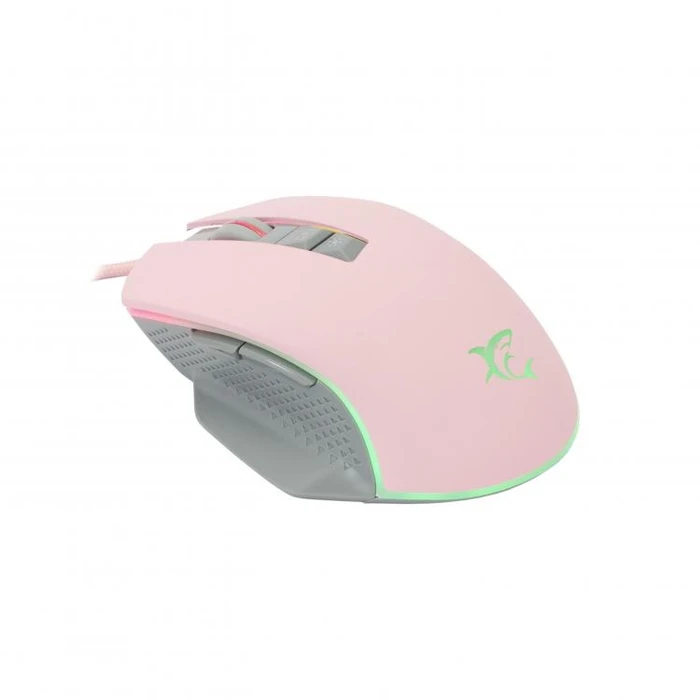 Ποντίκι Gaming Ενσύρματο White Shark RGB GARETH 6400 DPI PINK