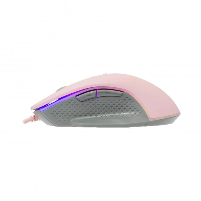 Ποντίκι Gaming Ενσύρματο White Shark RGB GARETH 6400 DPI PINK