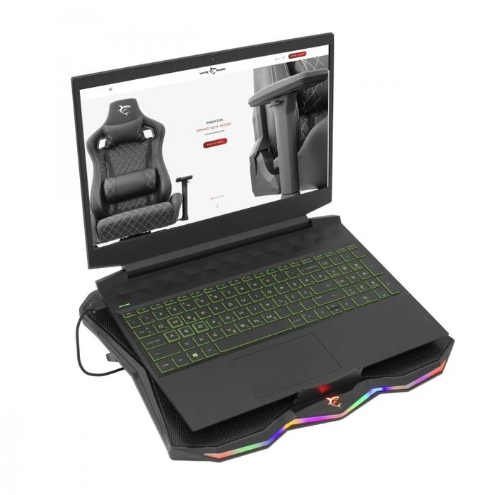 Βάση Laptop White Shark RGB COOLING PAD GCP-03 GLACIER