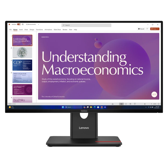 Monitor 23,8" Lenovo ThinkVision T24D-40 FHD HDMI/DP/USB-C/DOC