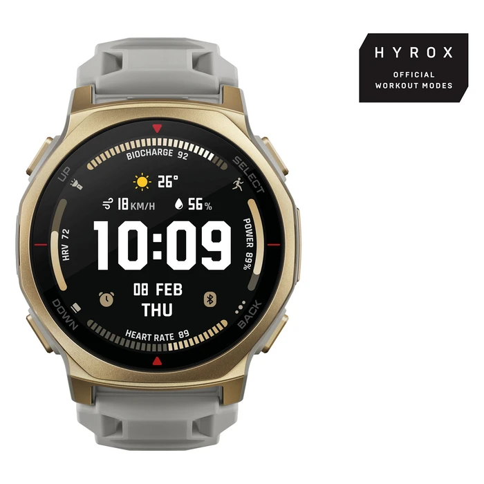 Smartwatch Amazfit T-Rex 3 Pro 44mm Arctic Gold HYROX-Modus