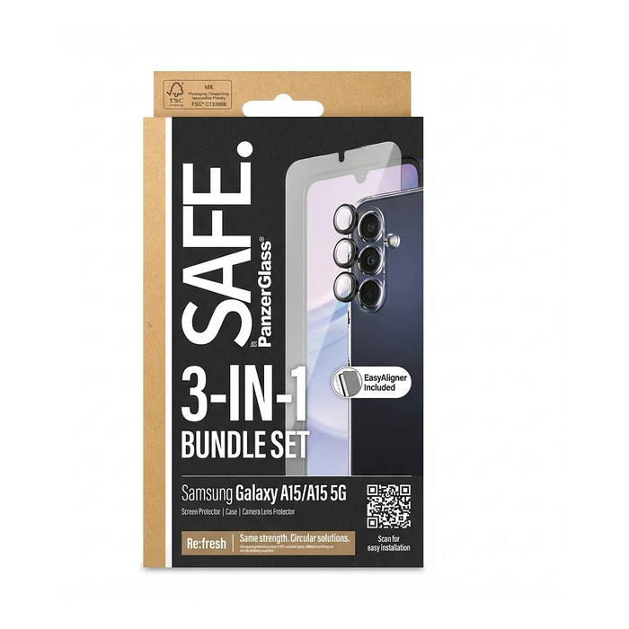 Θήκη Κινητού PanzerGlass SAFE. by PanzerGlass 3-in-1 Set Samsung Galaxy A16 5G