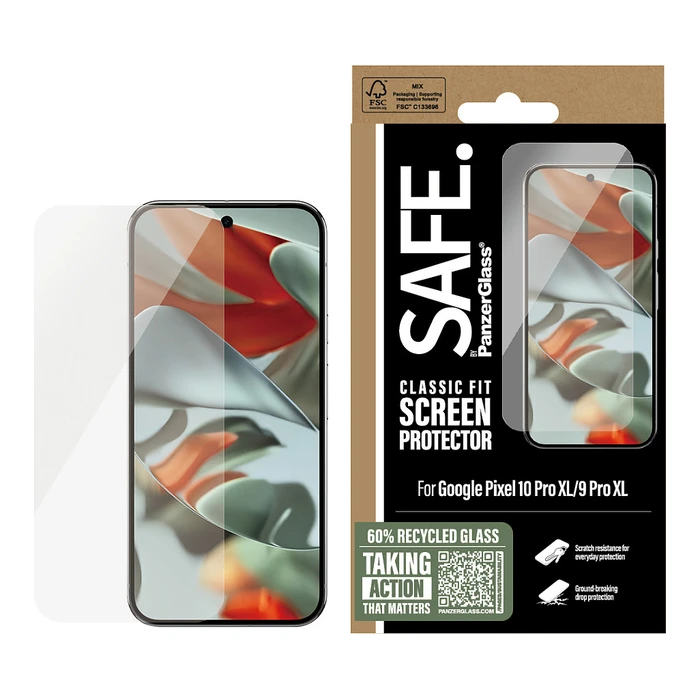 Προστατευτικό Οθόνης PanzerGlass SAFE Screen Protector Google Pixel 10 Pro XL / 9 Pro XL