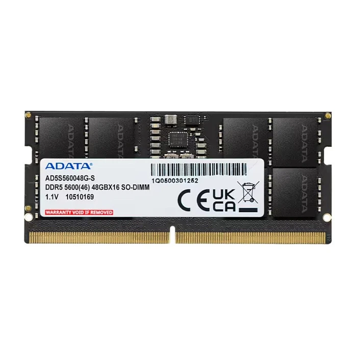 Μνήμη RAM Φορητού DDR5 48GB Adata SO-DIMM 5600 AD5S560048G-S