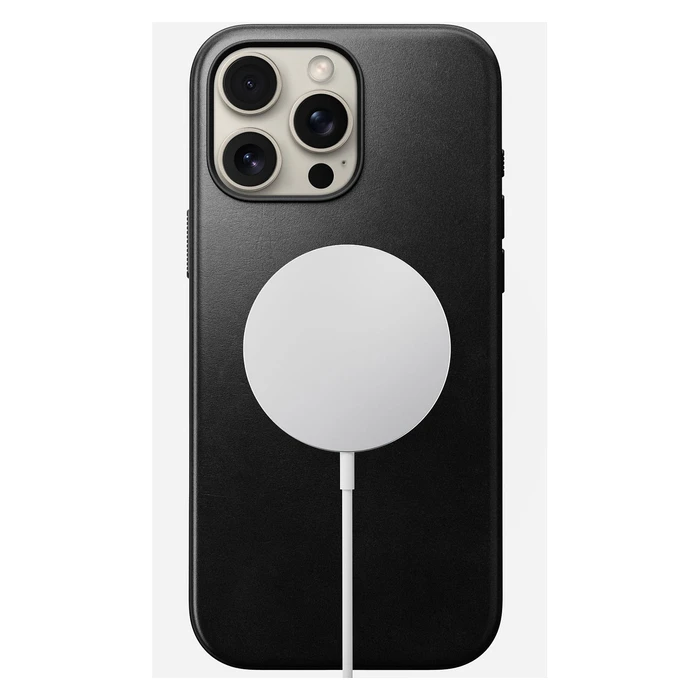 Θήκη Κινητού Nomad Modern Leather iPhone 16 Pro Max Black Horween