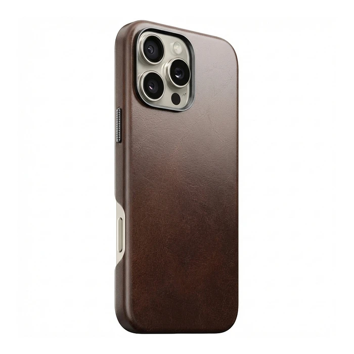Θήκη Κινητού Nomad Modern Leather iPhone 16 Pro Max Rustic Brown Horween