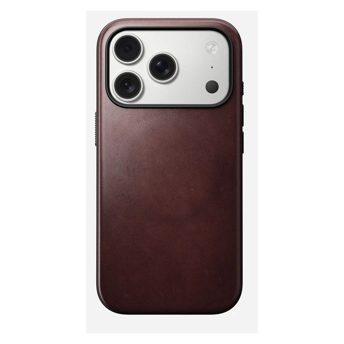 Θήκη Κινητού Nomad Modern Leather iPhone 17 Pro Burgundy Horween
