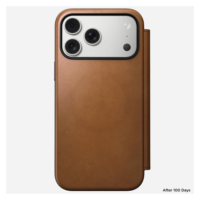 Θήκη Κινητού Nomad Modern Leather Folio iPhone 17 Pro Max English Tan