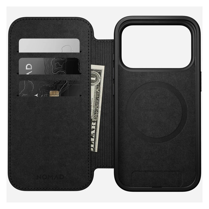 Θήκη Κινητού Nomad Modern Leather Folio iPhone 17 Pro Black