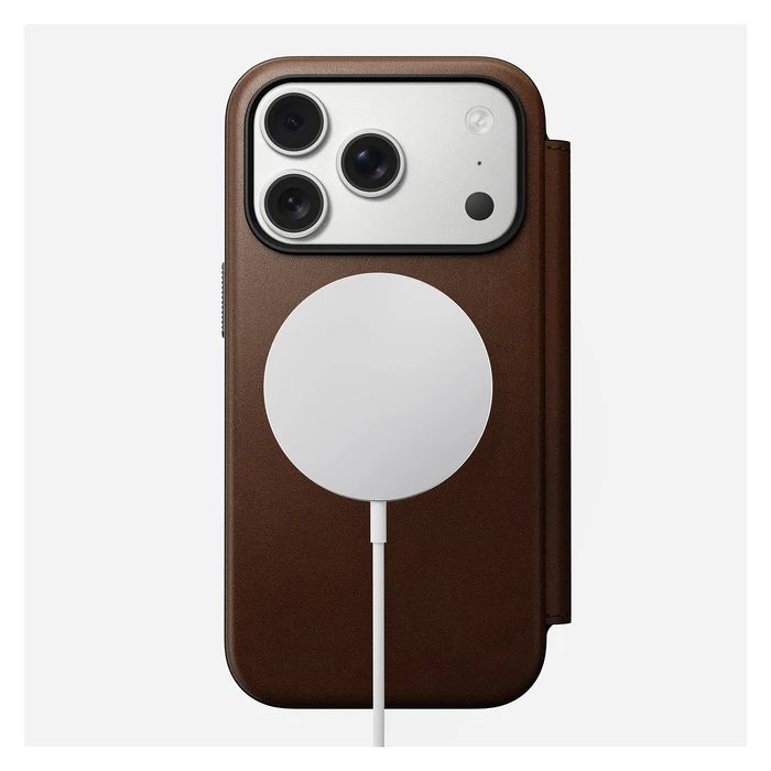 Θήκη Κινητού Nomad Modern Leather Folio iPhone 17 Pro Brown