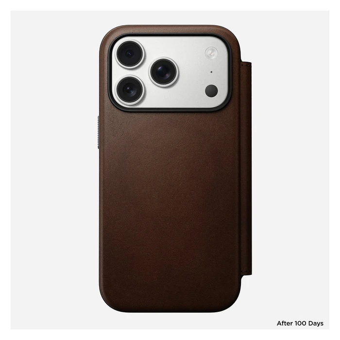 Θήκη Κινητού Nomad Modern Leather Folio iPhone 17 Pro Brown