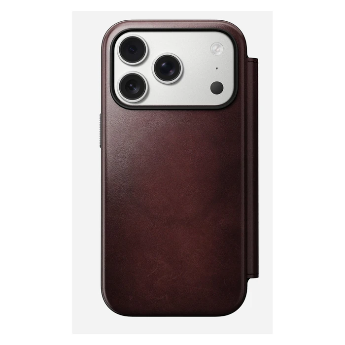 Θήκη Κινητού Nomad Modern Leather Folio iPhone 17 Pro Burgundy Horween