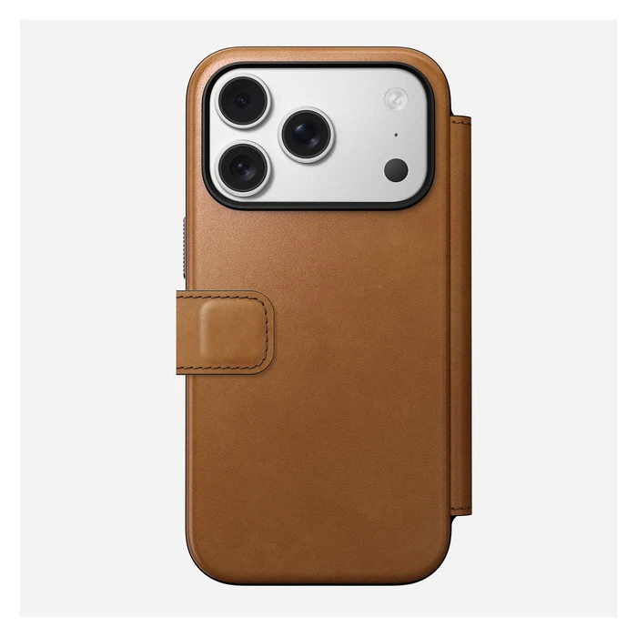 Θήκη Κινητού Nomad Modern Leather Folio iPhone 17 Pro English Tan