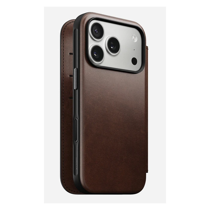 Θήκη Κινητού Nomad Modern Leather Folio iPhone 17 Pro Rustic Brown H.