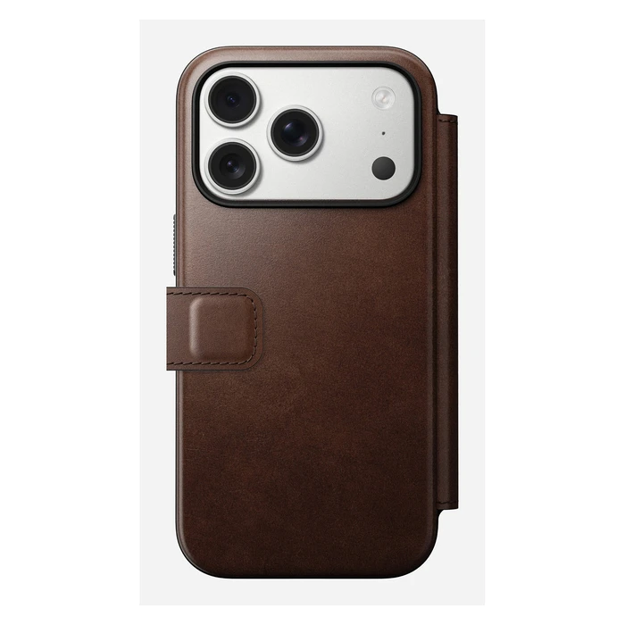 Θήκη Κινητού Nomad Modern Leather Folio iPhone 17 Pro Rustic Brown H.