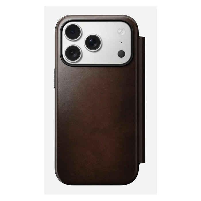 Θήκη Κινητού Nomad Modern Leather Folio iPhone 17 Pro Rustic Brown H.