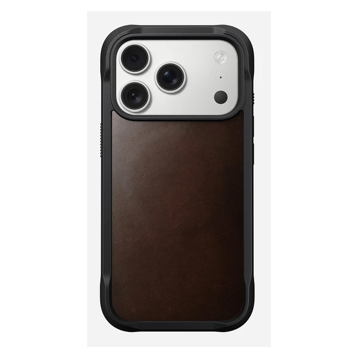 Θήκη Κινητού Nomad Rugged Leather iPhone 17 Pro Rustic Brown Horween