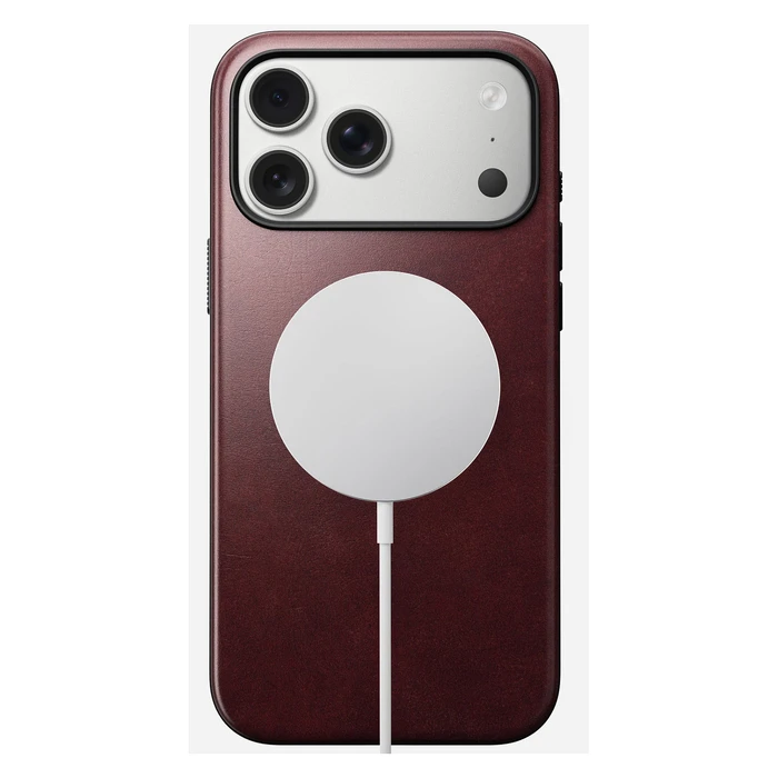 Θήκη Κινητού Nomad Modern Leather iPhone 17 Pro Max Burgundy Horween