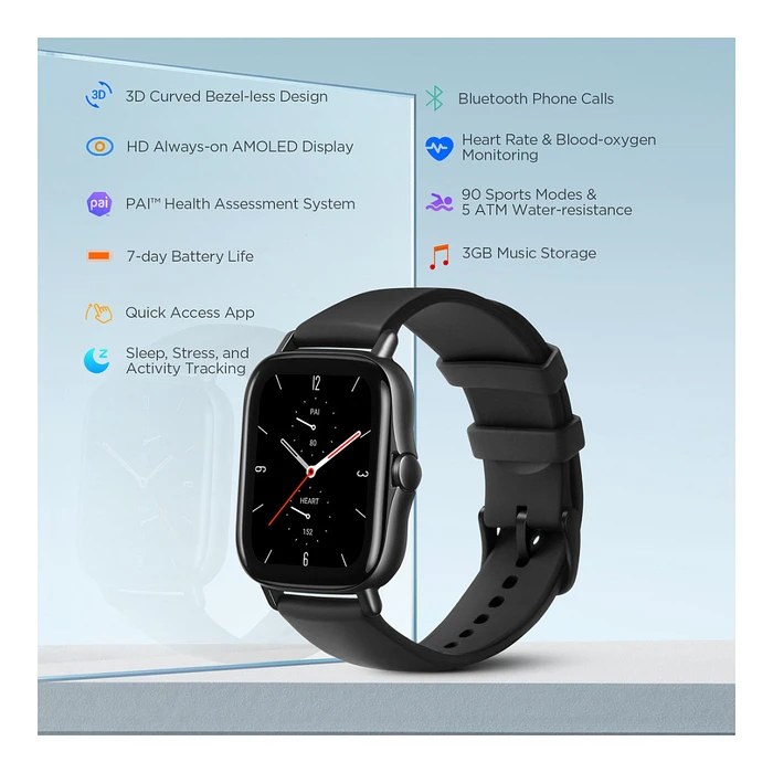 Smartwatch Amazfit GTS 2 Black