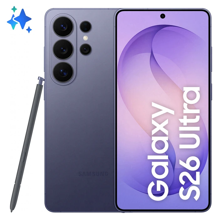 Smartphone Samsung Galaxy S26 Ultra 256GB Cobalt Violet (6,9") OLED, 200MP