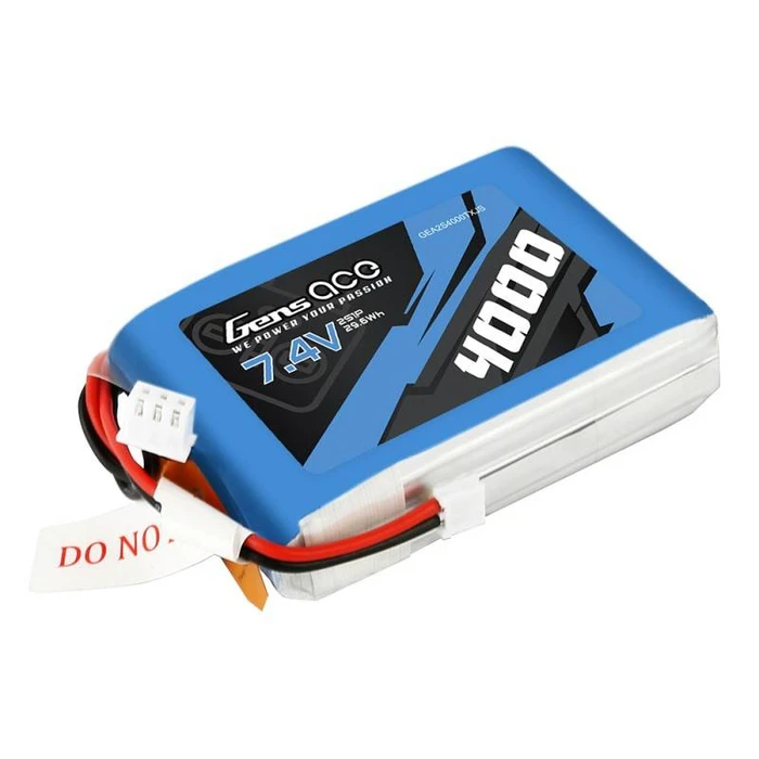 Gens Ace Ace Classic Li-Po Battery 7.4V 4000mAh 1C 2S for RC