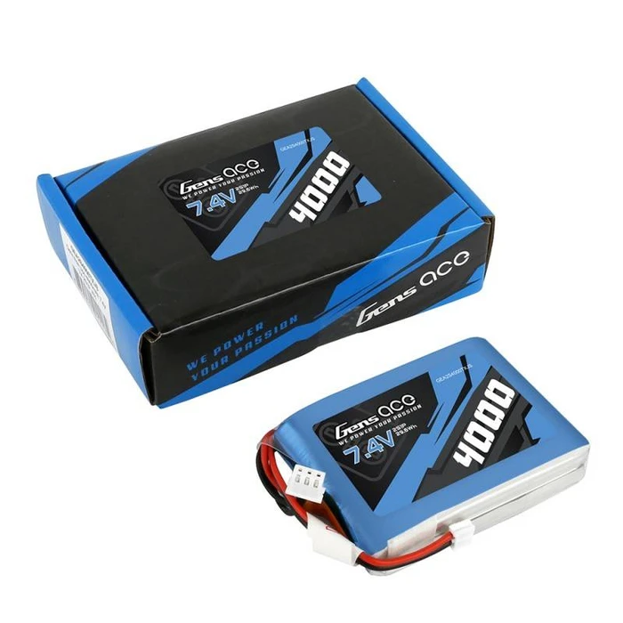 Gens Ace Ace Classic Li-Po Battery 7.4V 4000mAh 1C 2S for RC