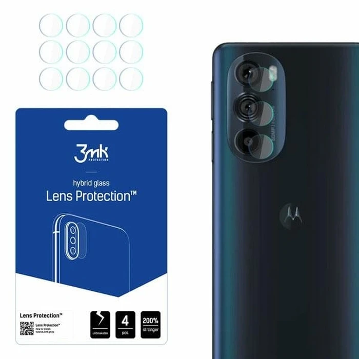 3MK Lens Protection Motorola Edge 30 Pro [4 PACK]