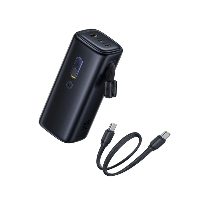 Baseus EnerGeek GX11 MiFi Power Bank 20000mAh 67W with USB-A and 2 USB-C Ports Black
