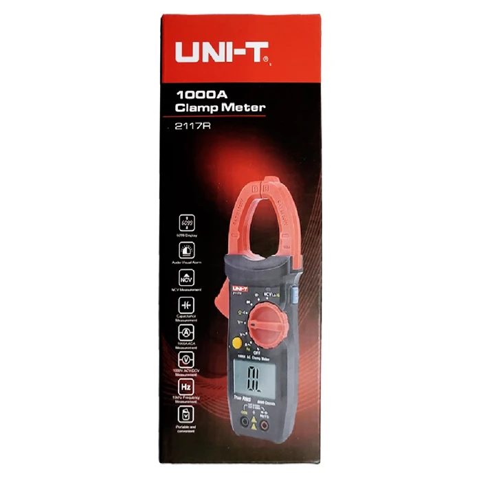 Αμπεροτσιμπίδα Uni-T ψηφιακή 2117R, 1000A AC, NCV, True RMS