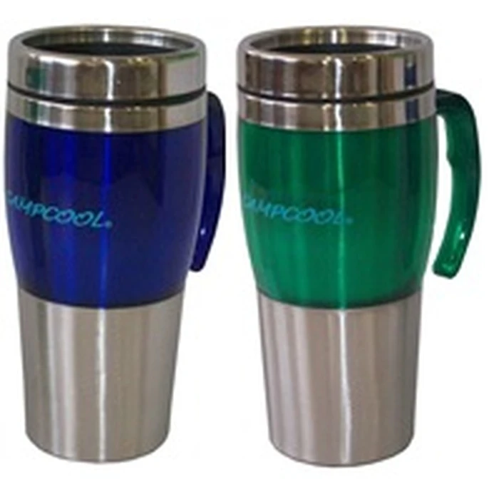 CAMPCOOL Stainless Steel Thermal Mug 450ml with Lid - Various Colors