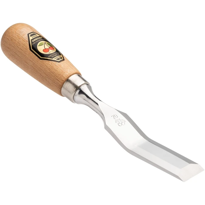 Flat chisel with copper beech handle Kirschen 1072020 - 20 mm