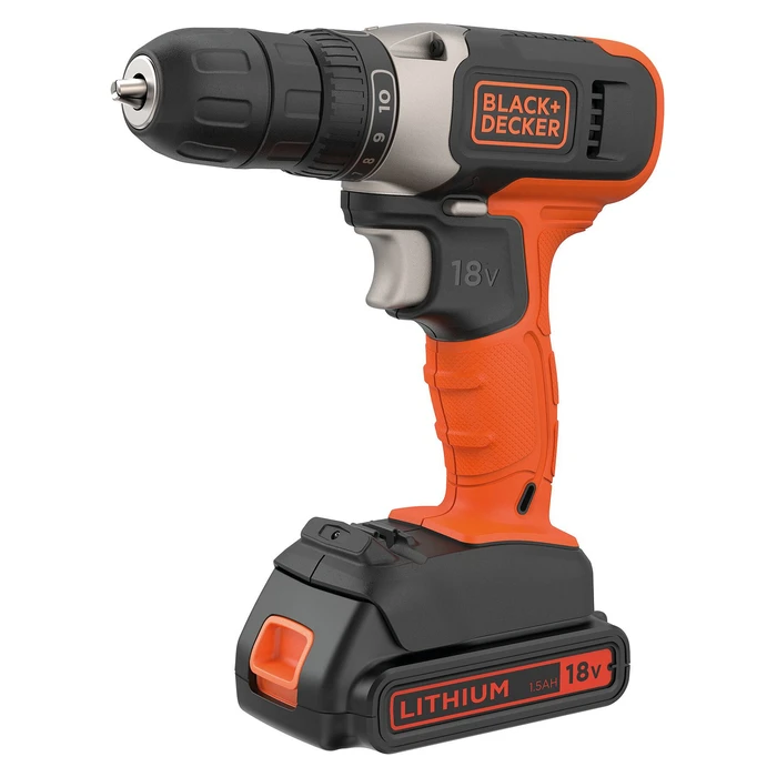 Δραπανοκατσάβιδο Black & Decker Cordless Drill Driver 18V 1.5Ah BCD001C1