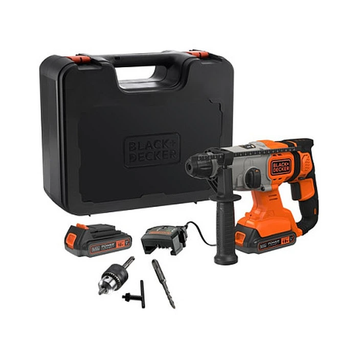 Σκαπτικό Black & Decker Cordless Rotary Hammer SDS-Pl 18V 2x2.5Ah BCD900E2K