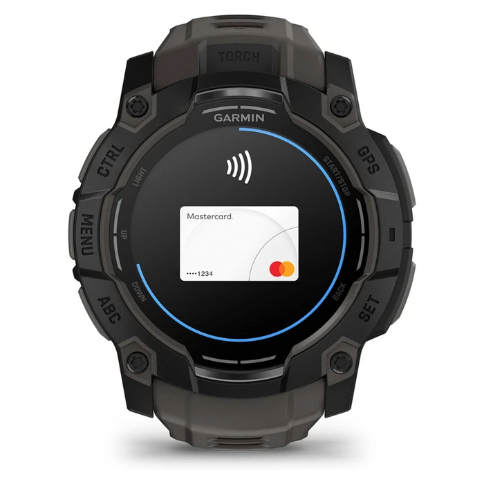 Smartwatch Garmin Instinct 3 AMOLED (50mm) Black