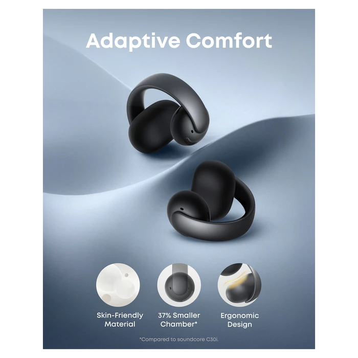 Bluetooth Handsfree Anker Soundcore AeroClip Black offener Clip-On Earbud