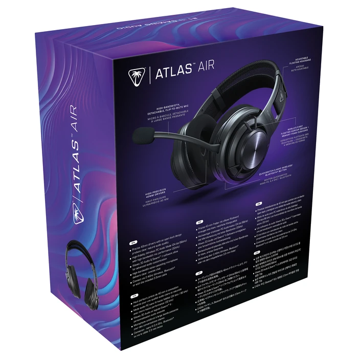 Gaming Headset Turtle Beach Atlas Air Over-Ear Stereo Black