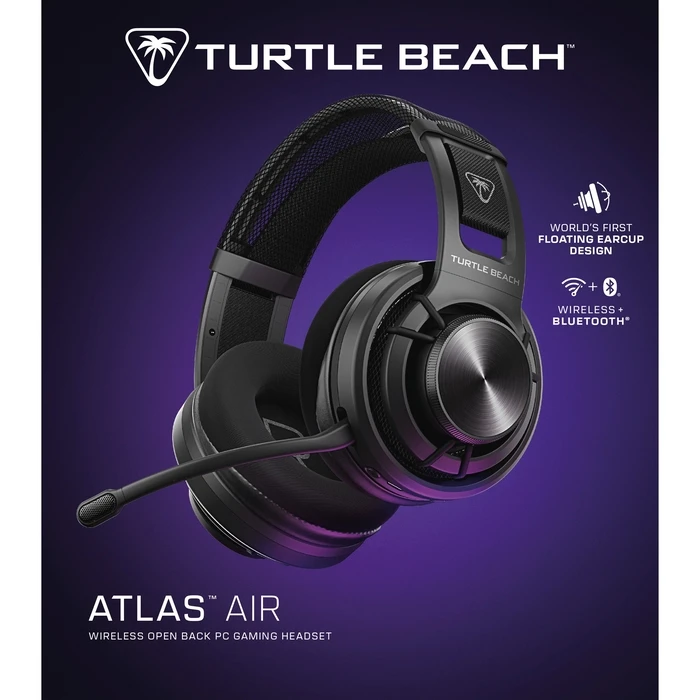 Gaming Headset Turtle Beach Atlas Air Over-Ear Stereo Black