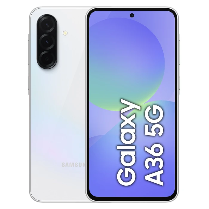 Smartphone Samsung Galaxy A36 A366 5G Dual Sim 8GB RAM 256GB White