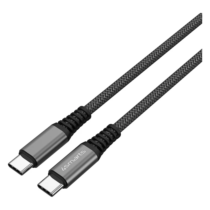 Καλώδιο Κινητού 4Smarts USB-C to USB-C PremiumCord 100W 1.5m. Black