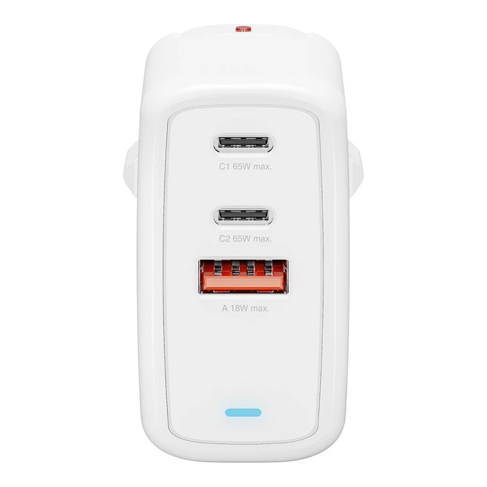 Φορτιστής Πρίζας 4Smarts charger GaN Flex 65W 2 USB-C+1 USB-A. wei