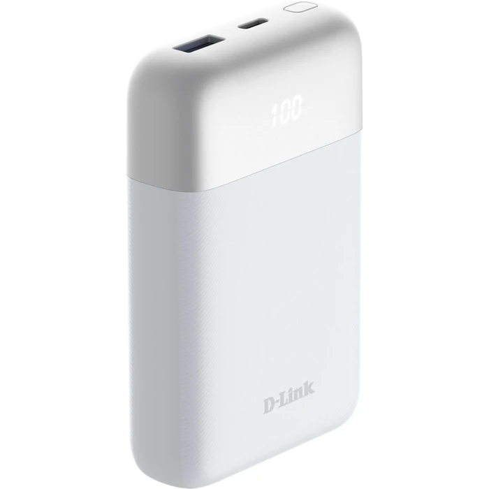 D-Link DPP-101 Power Bank 10000mAh 18W USB-A & USB-C White