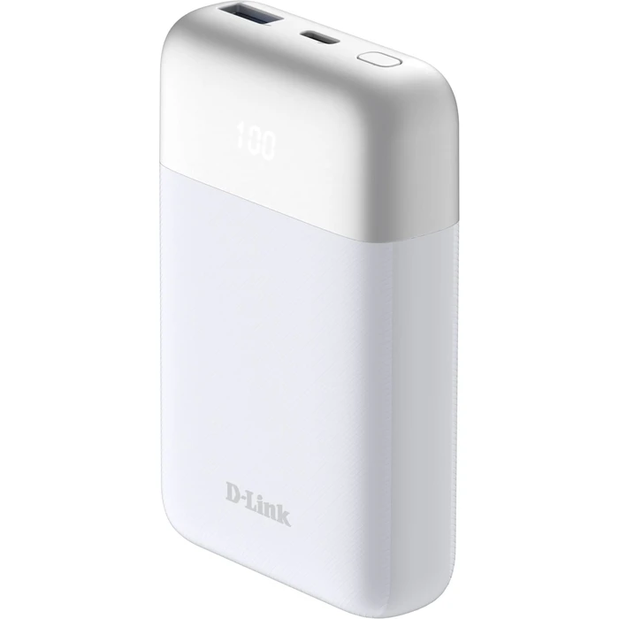 D-Link DPP-101 Power Bank 10000mAh 18W USB-A & USB-C White