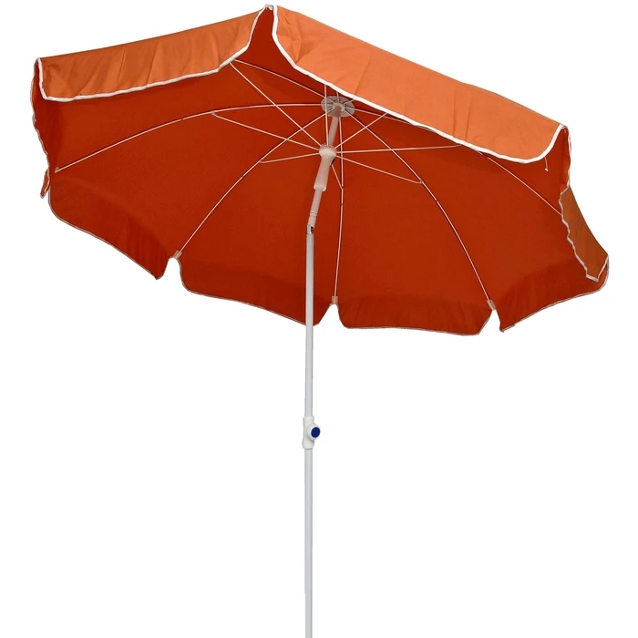 Velco Garden/Patio/Beach Umbrella Orange 2m Metal